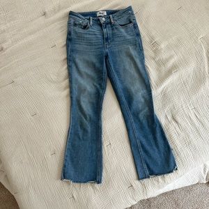 PAIGE Crop Flare Jeans